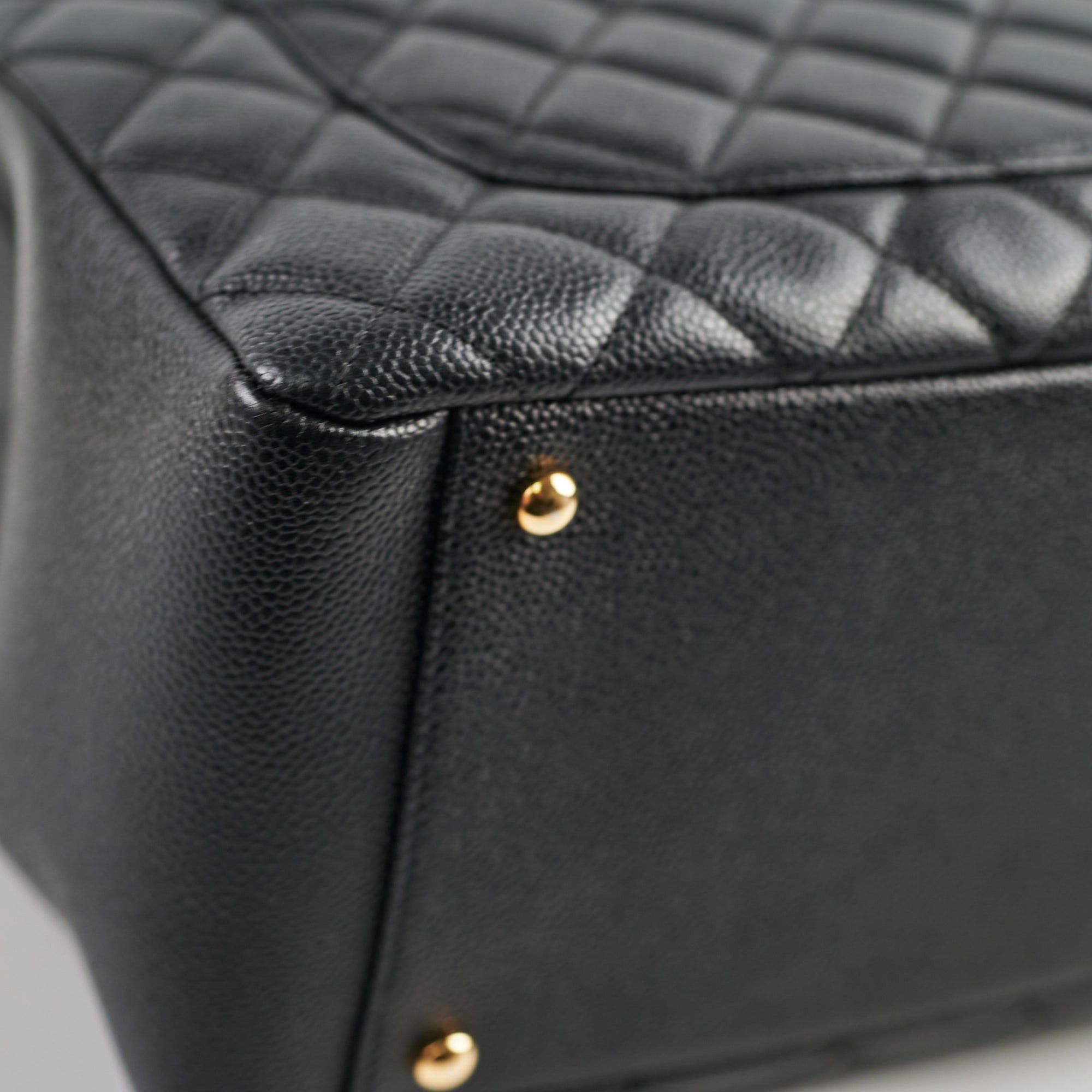 Chanel GST XL Black Caviar Series 17