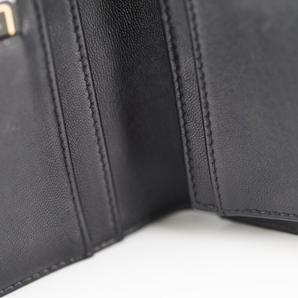 Chanel Boy Black Lambskin Wallet