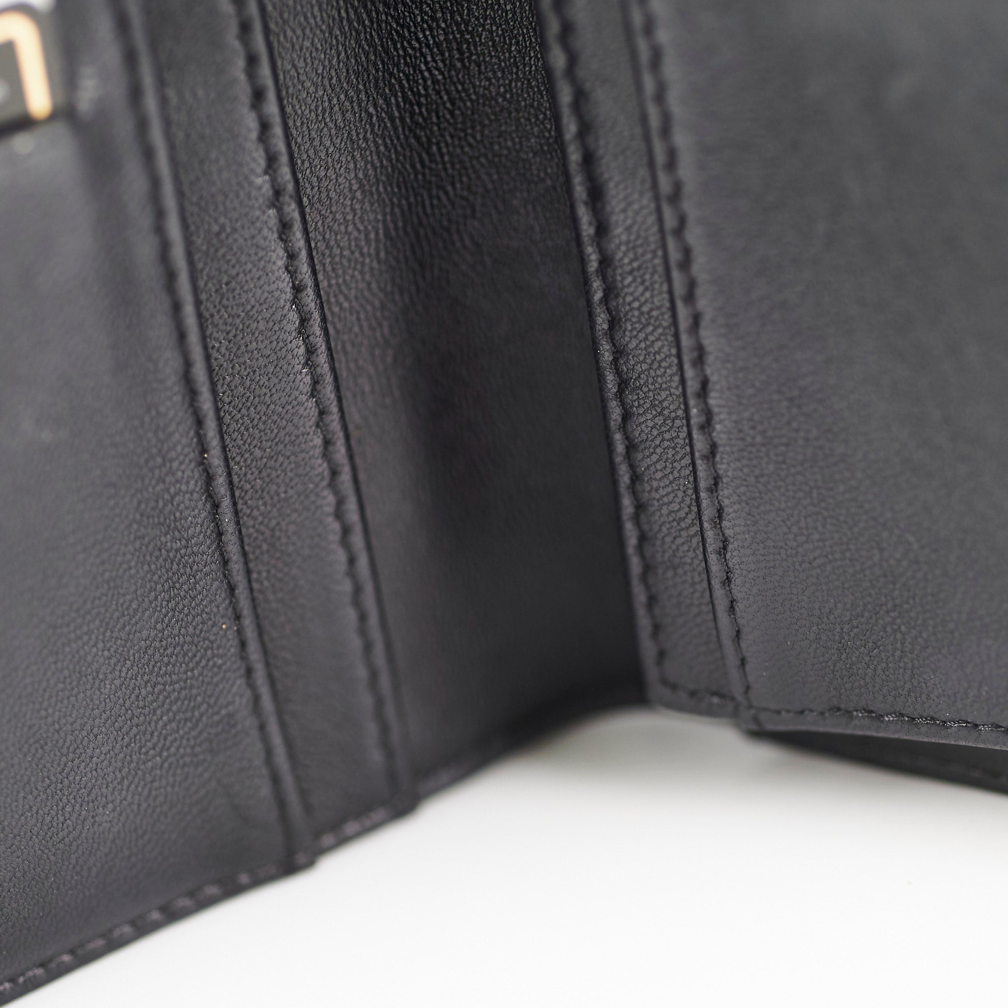 Chanel Boy Black Lambskin Wallet