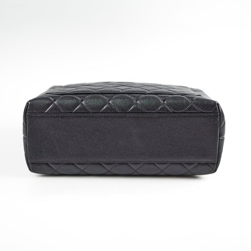 Chanel Kelly Caviar Top Handle Black