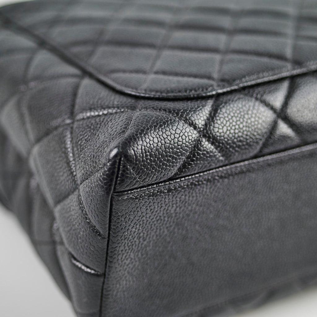 Chanel Kelly Caviar Top Handle Black