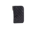 Chanel Cambon Long Calfskin Zip Wallet Black