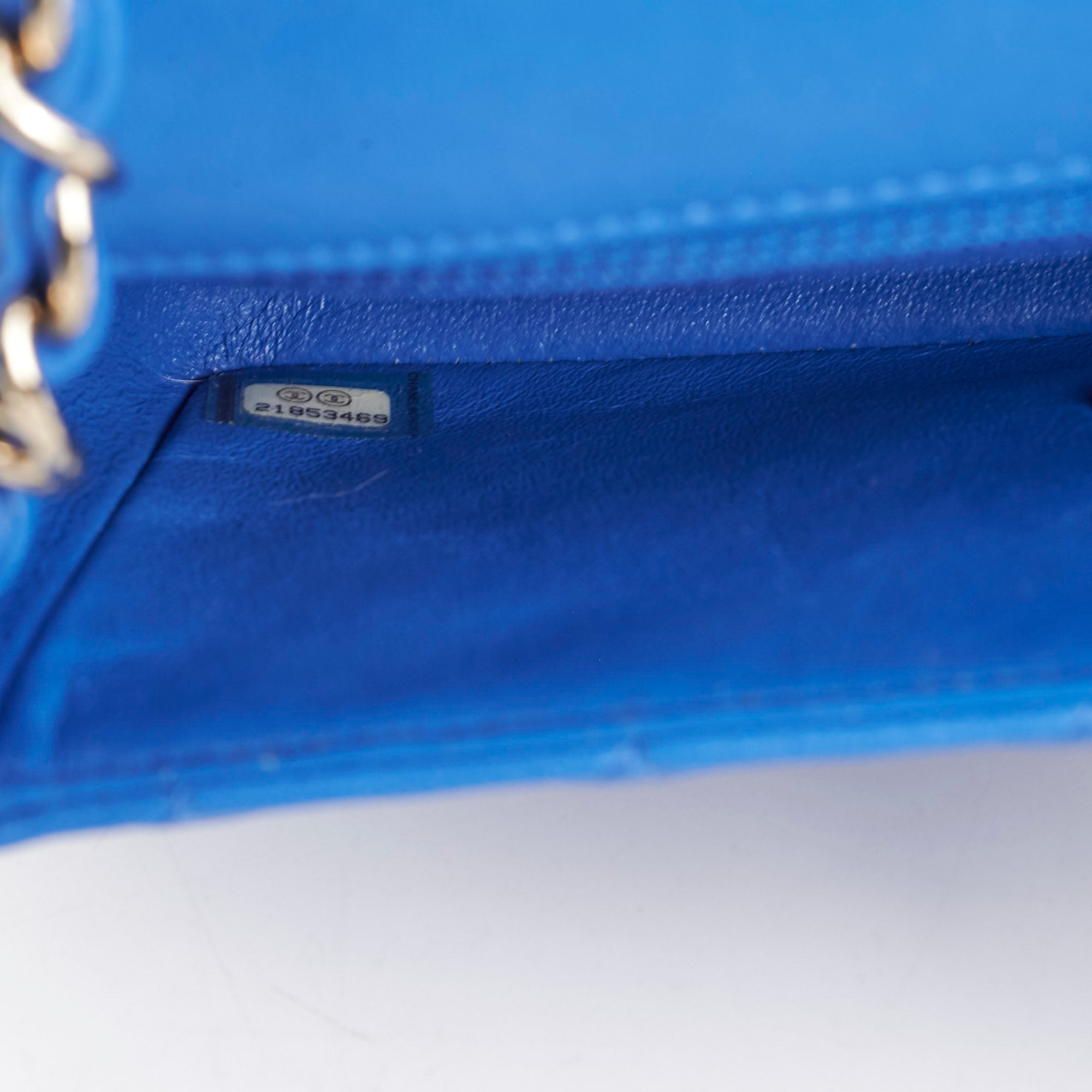 Chanel Mini Rectangular Blue
