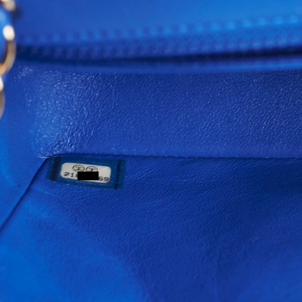 Chanel Mini Rectangular Blue