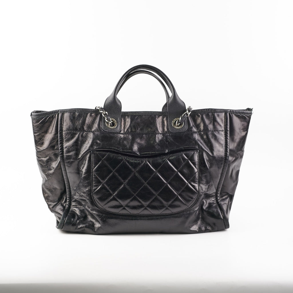 Chanel Deauville Tote Medium Black