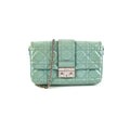 Christian Dior Lock Pouch Blue Patent