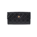 Chanel Caviar Quilted Large Wallet Black