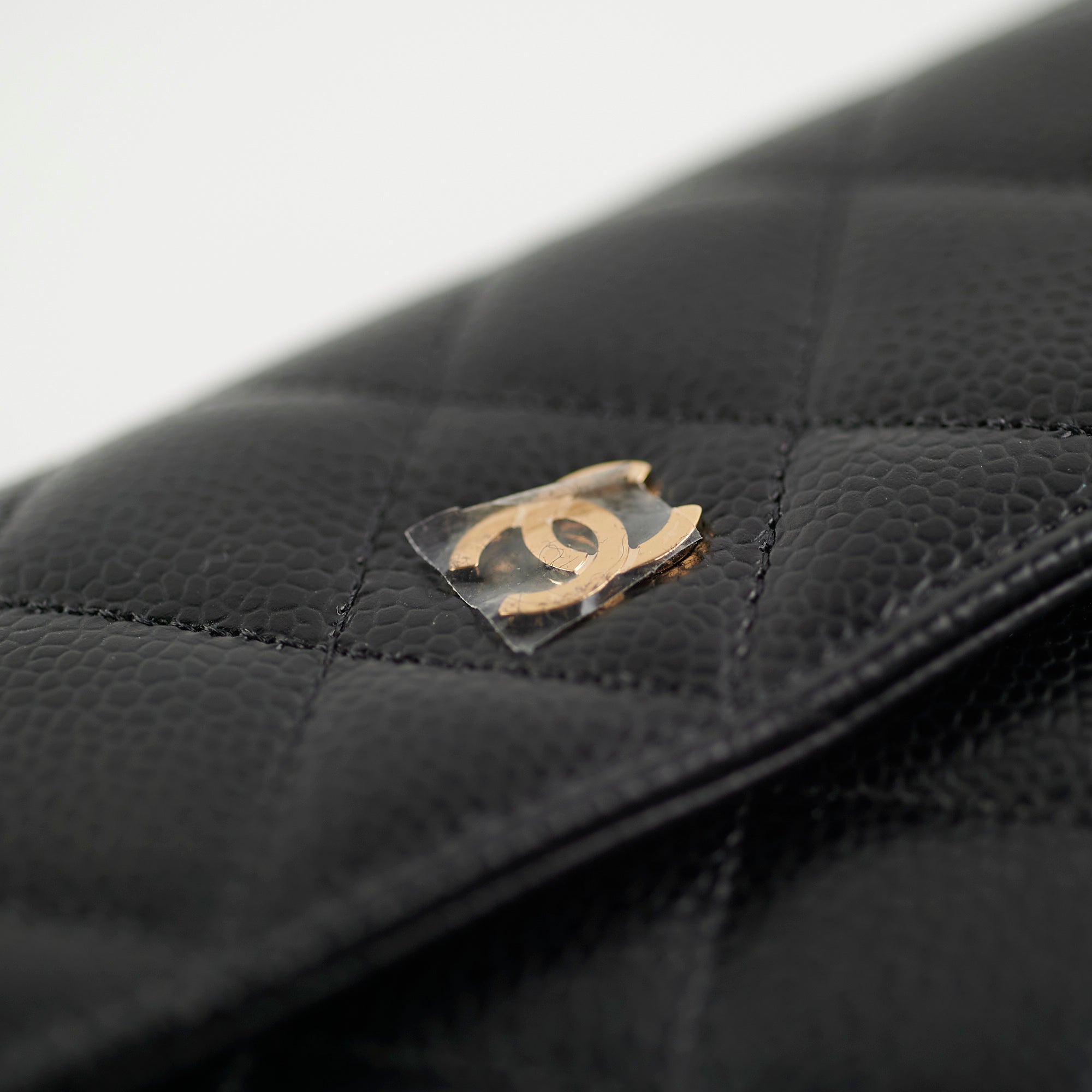 Chanel Caviar Quilted Large Wallet Black