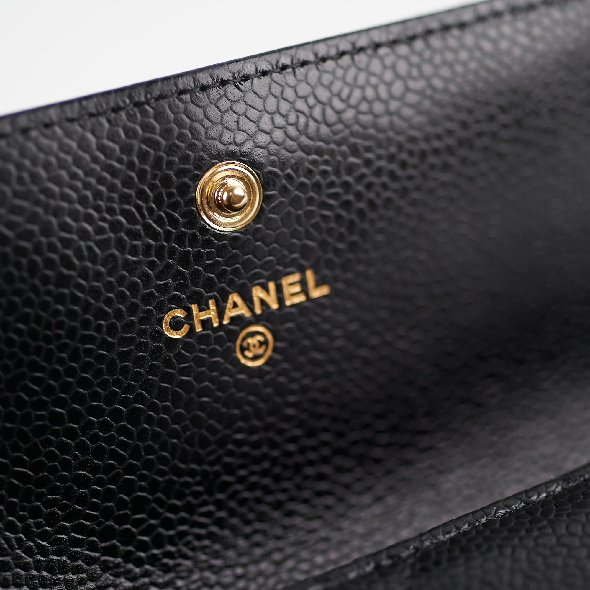 Chanel Caviar Quilted Large Wallet Black