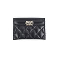 Chanel Boy Cardholder Black