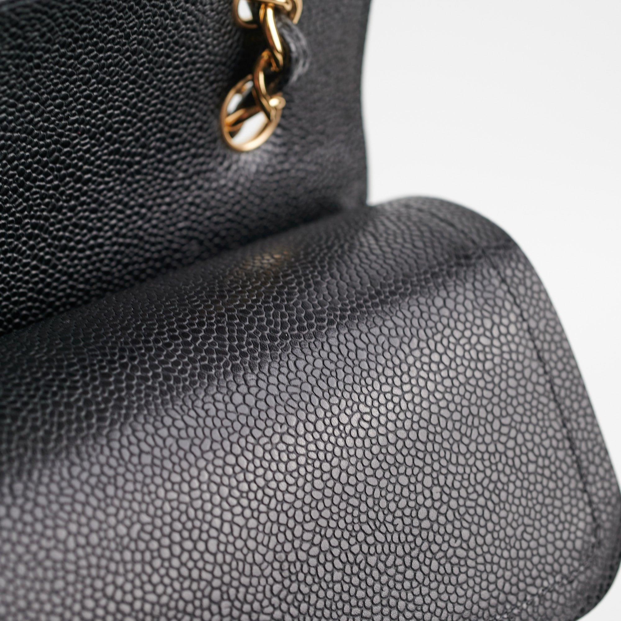 Chanel Quilted Jumbo Caviar GHW Black (Microshipped)