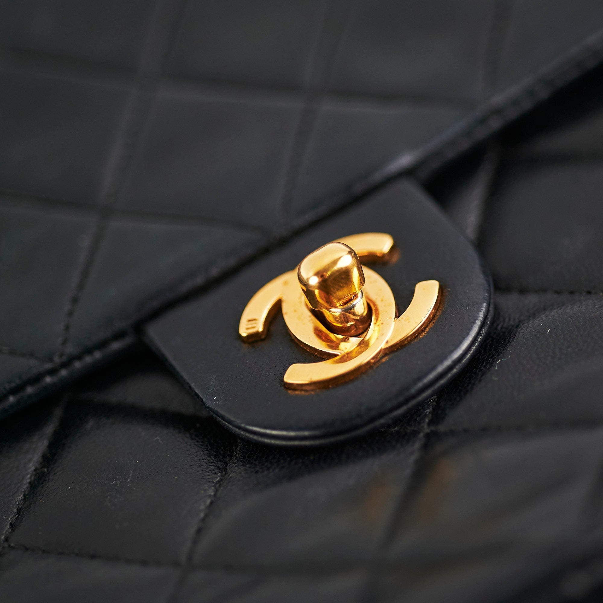Chanel Vintage Square Black on hold