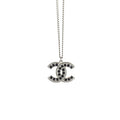 Chanel CC Costume Jewellery Silver Necklace