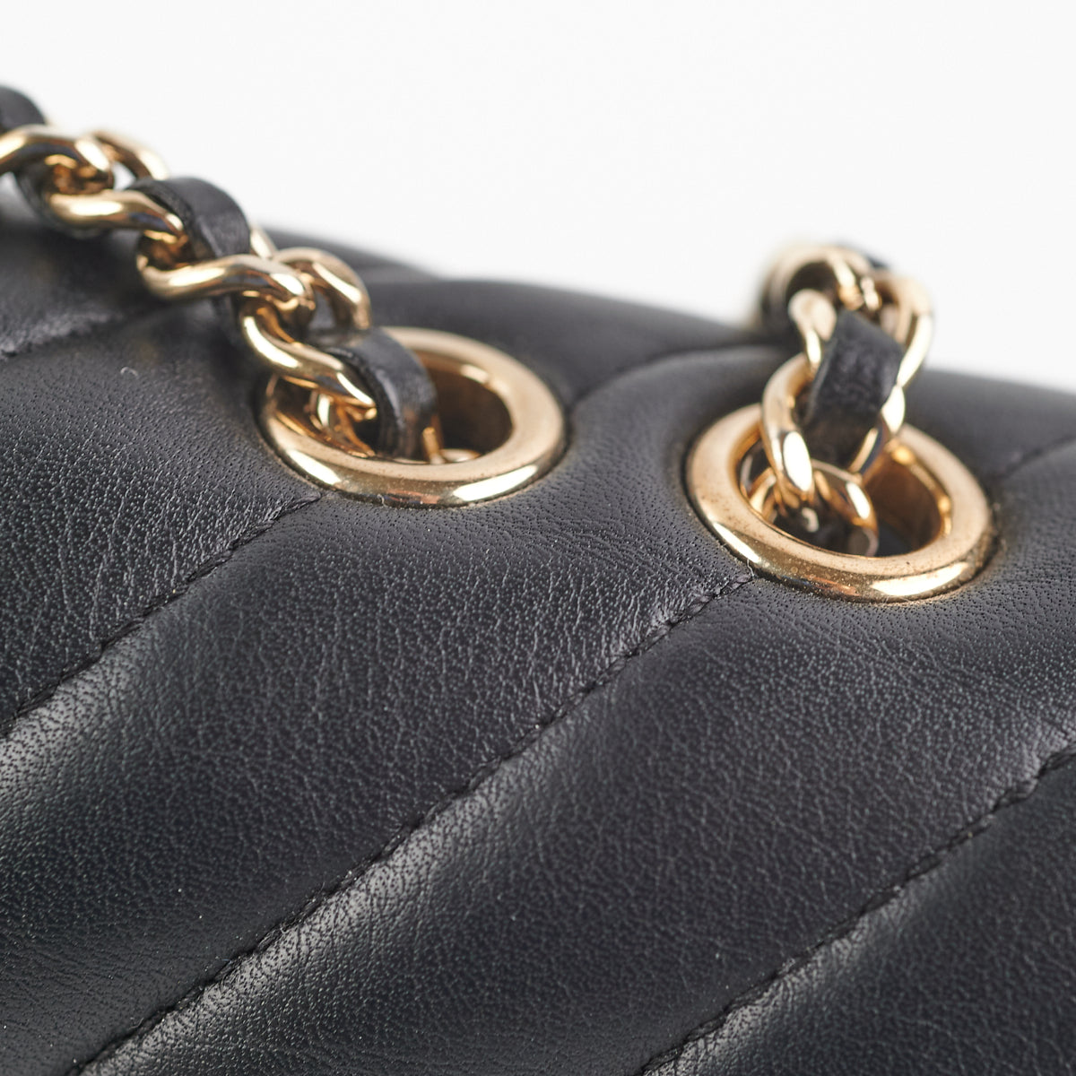 Chanel Chevron Season Flap Black