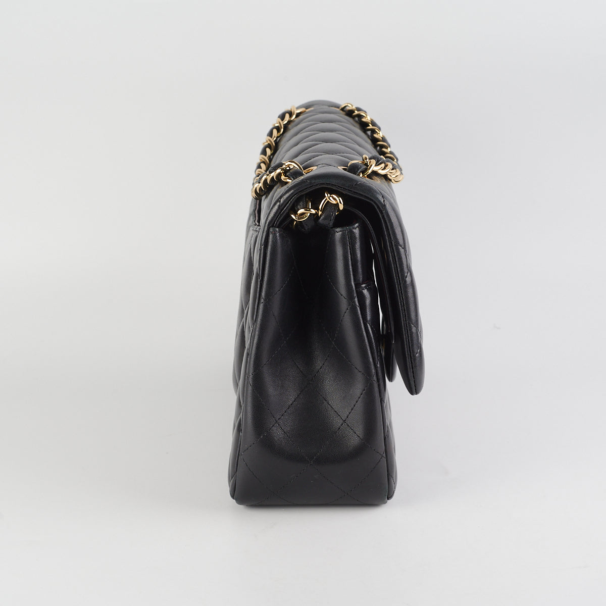 Chanel Quilted Jumbo Lambskin Black