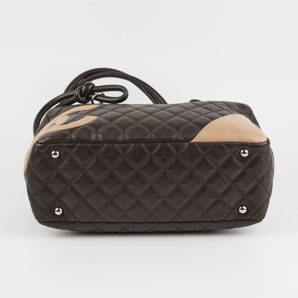 Chanel Cambon Bowler Quilted Leather Bag