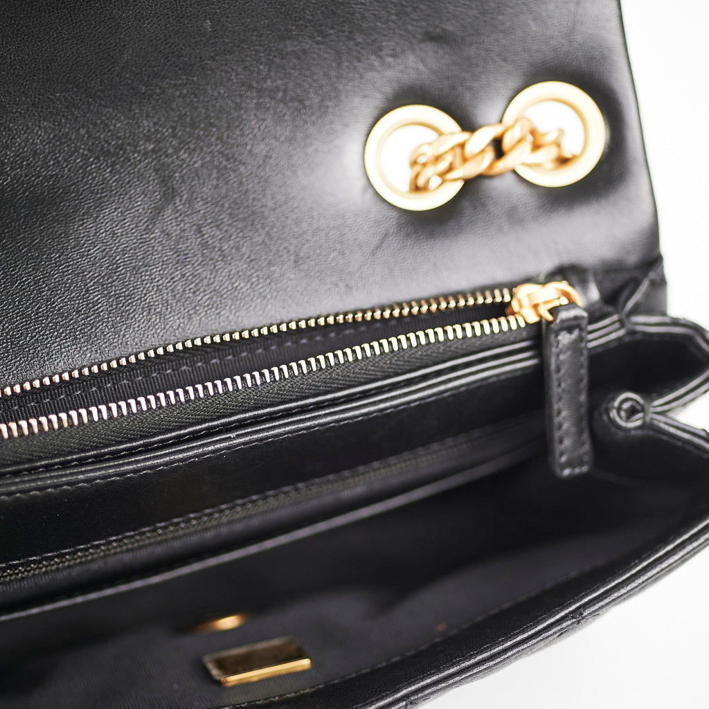 Chanel Seasonal Mini Rectangular Flap Lambskin Black
