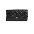 Chanel Long Wallet Black