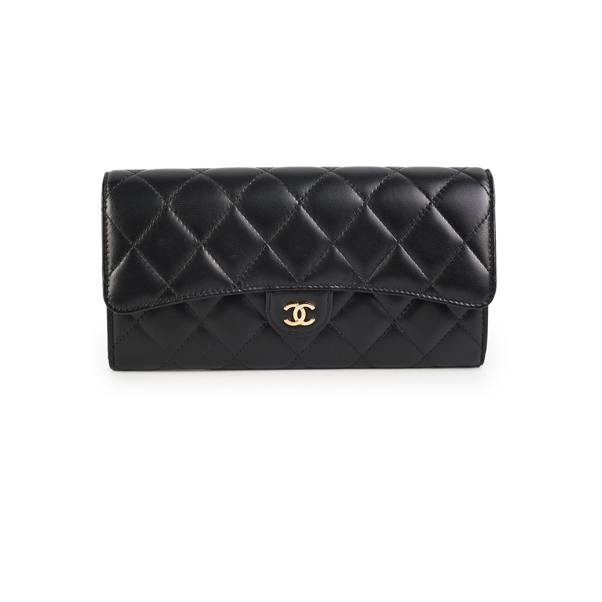 Chanel Long Wallet Black