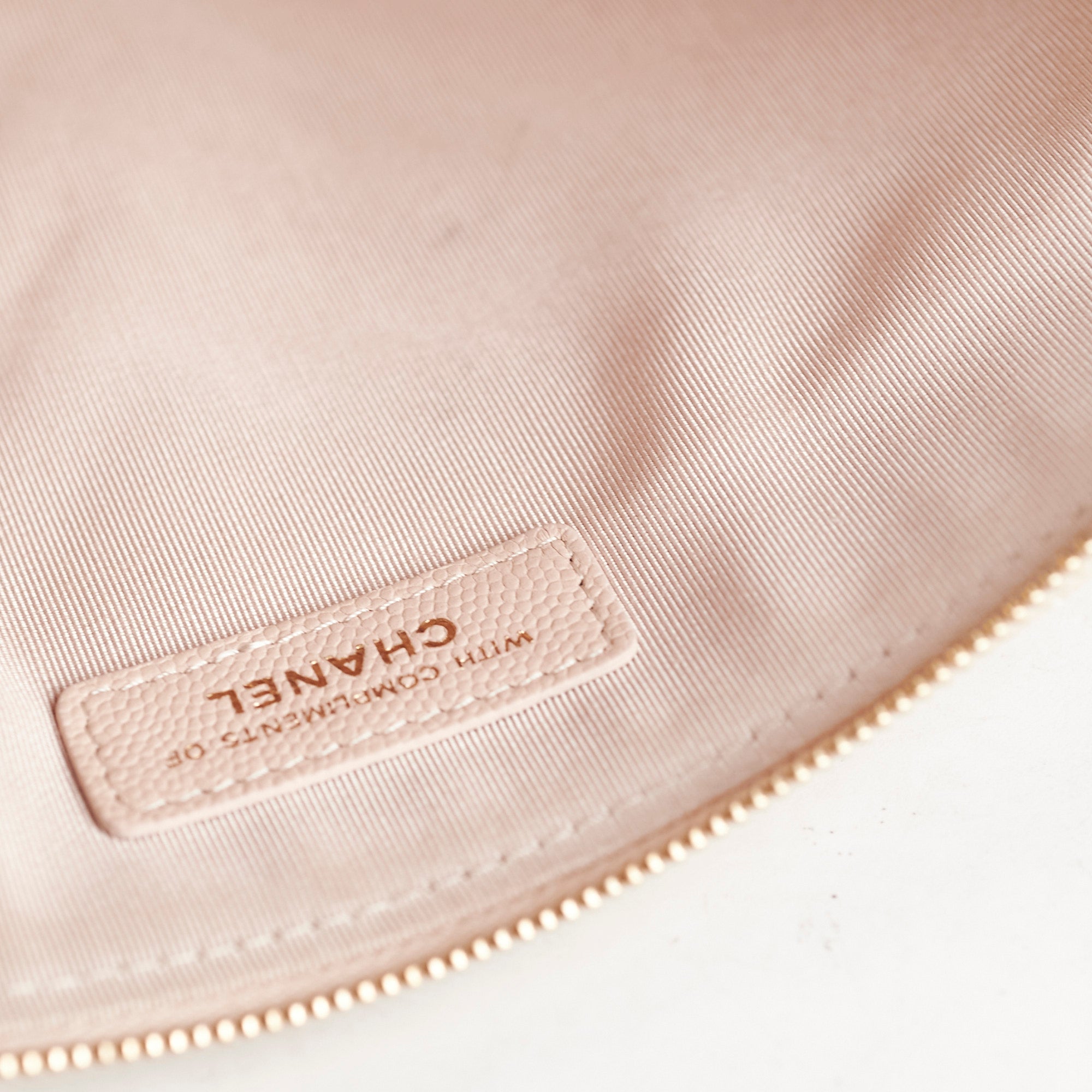 Chanel Pink Caviar Pouch - VIP gift