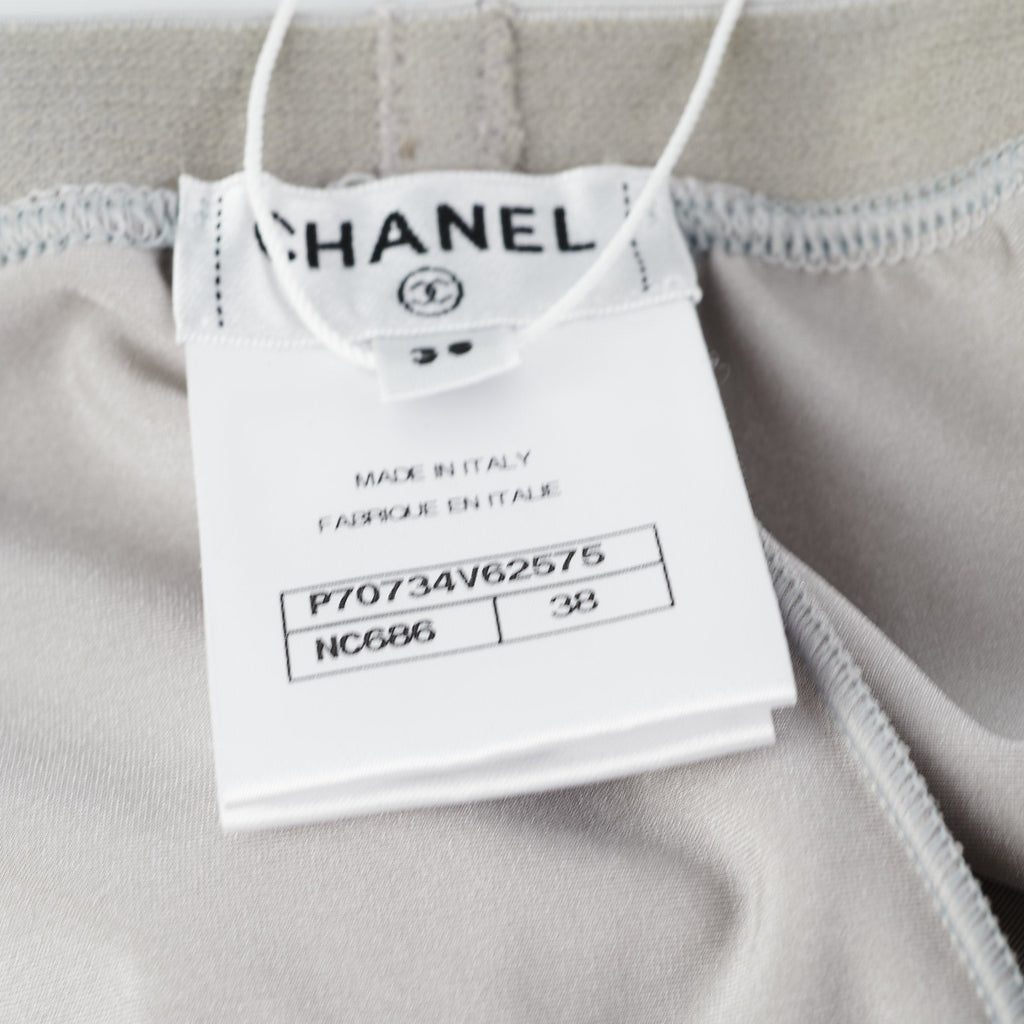 Chanel Grey Leggings