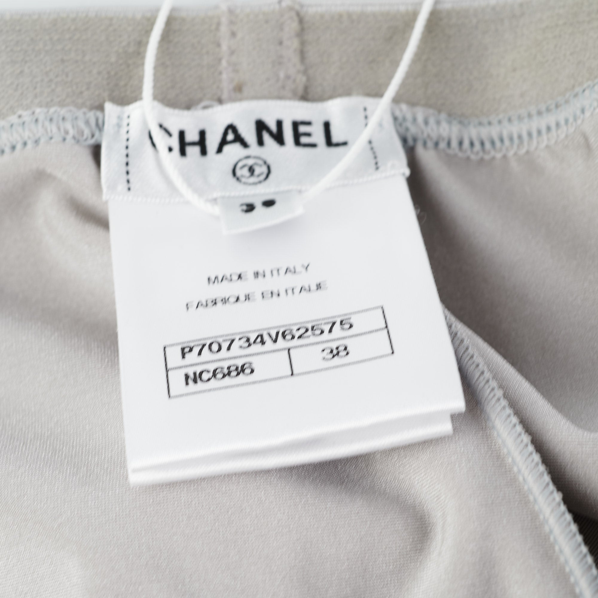 Chanel Grey Leggings