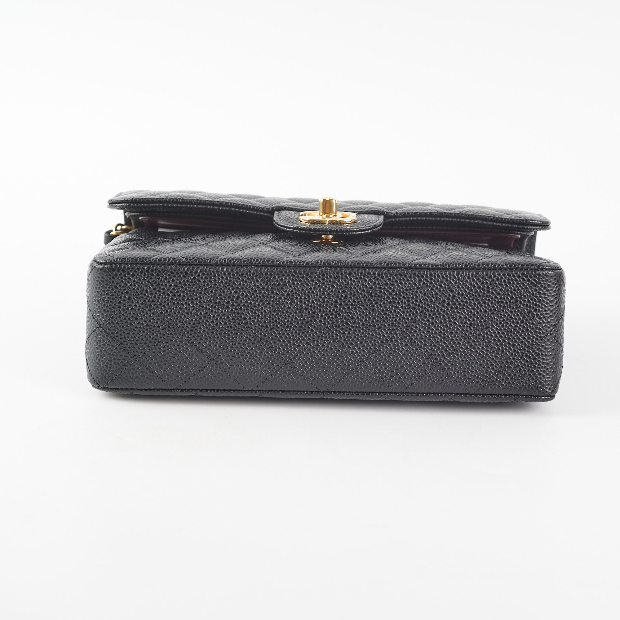 Chanel Small Caviar Classic Double Flap GHW Black (Microchipped) October 2022