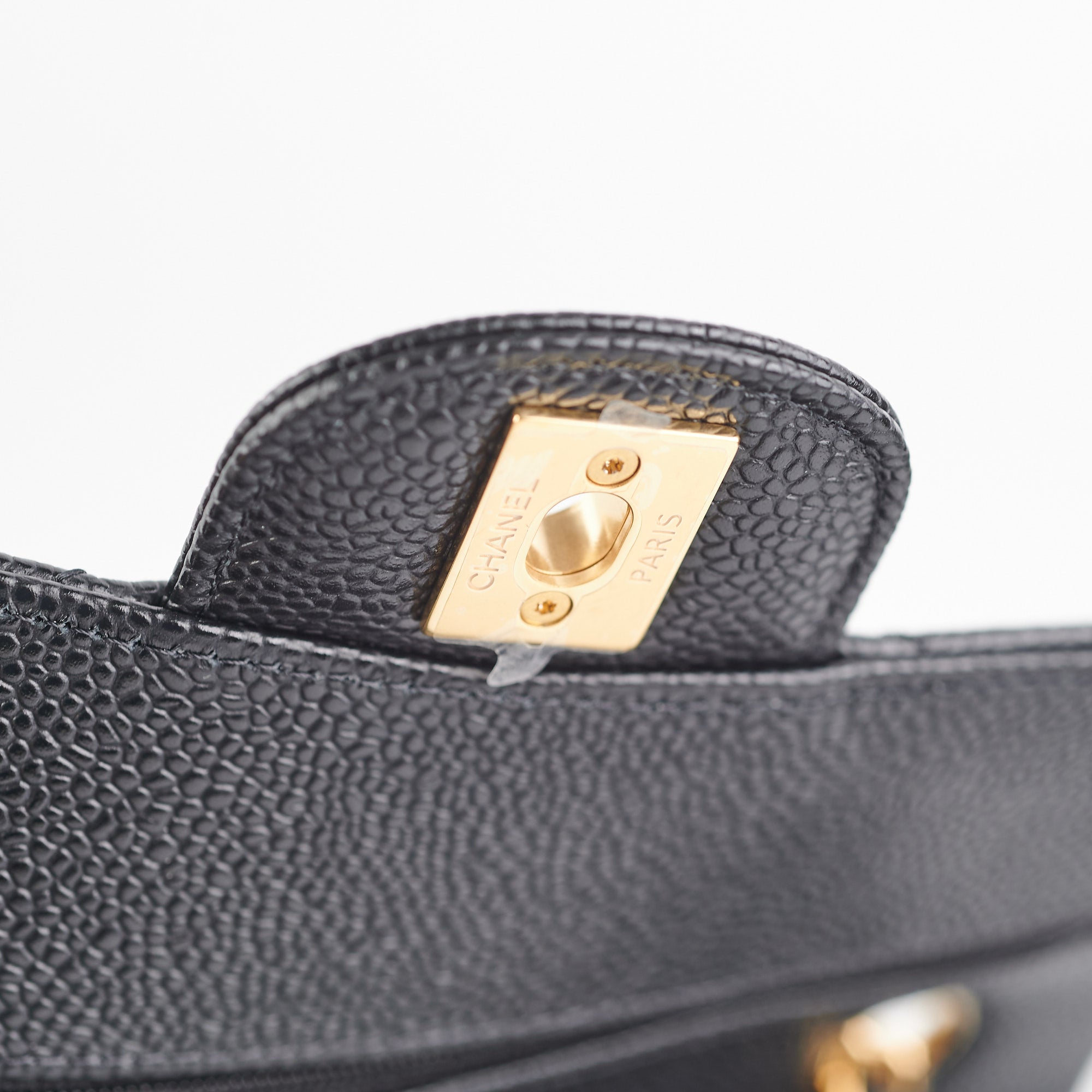 Chanel Small Caviar Classic Double Flap GHW Black (Microchipped) October 2022