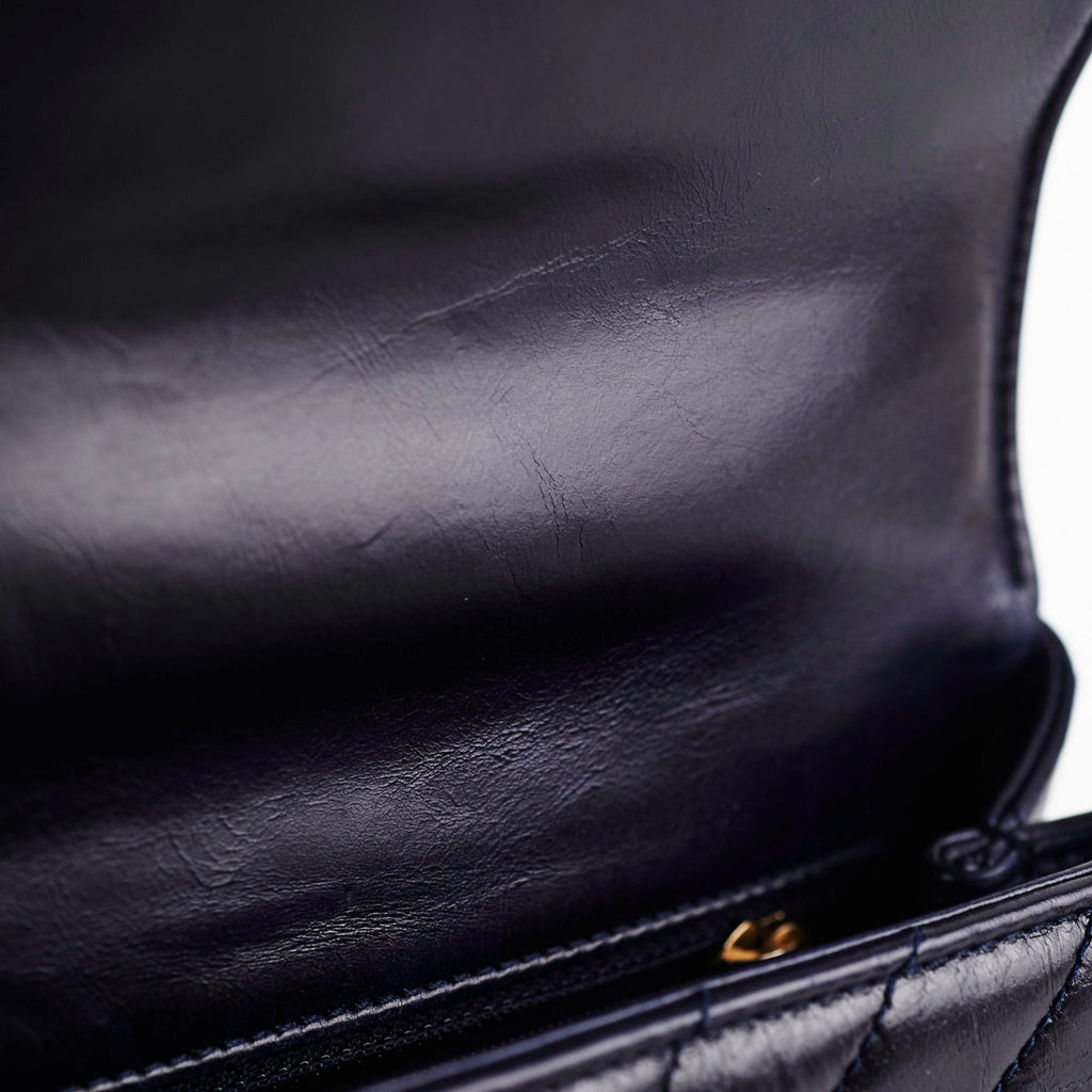 Chanel Small Coco Handle Dark Navy
