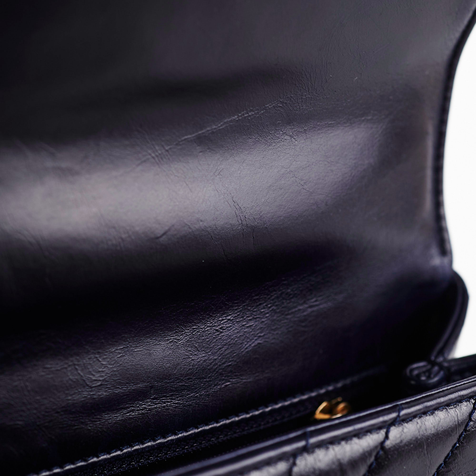 Chanel Small Coco Handle Dark Navy