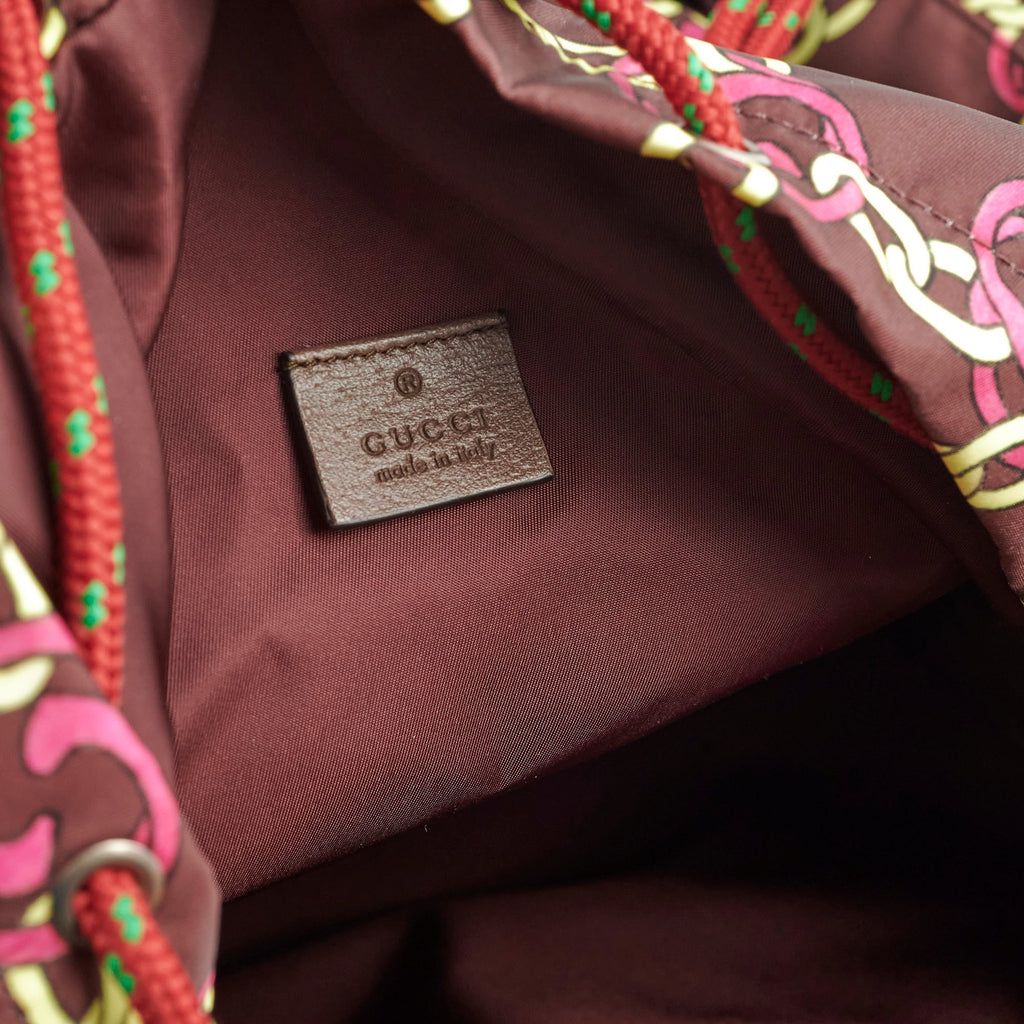 Gucci x Northface Nylon & Leather Backpack