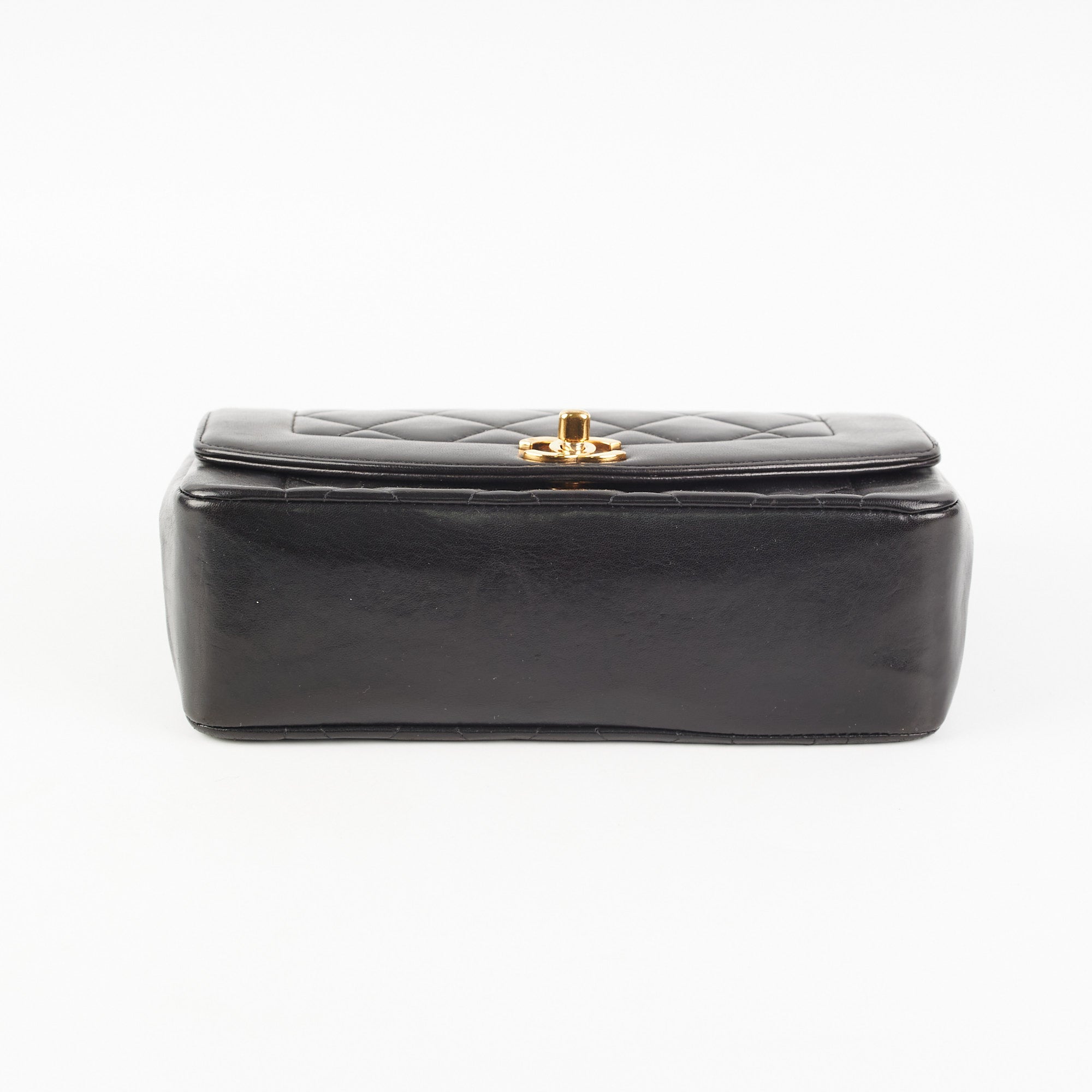 Chanel Small Diana GHW Black