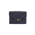 Chanel Navy Caviar Cardholder