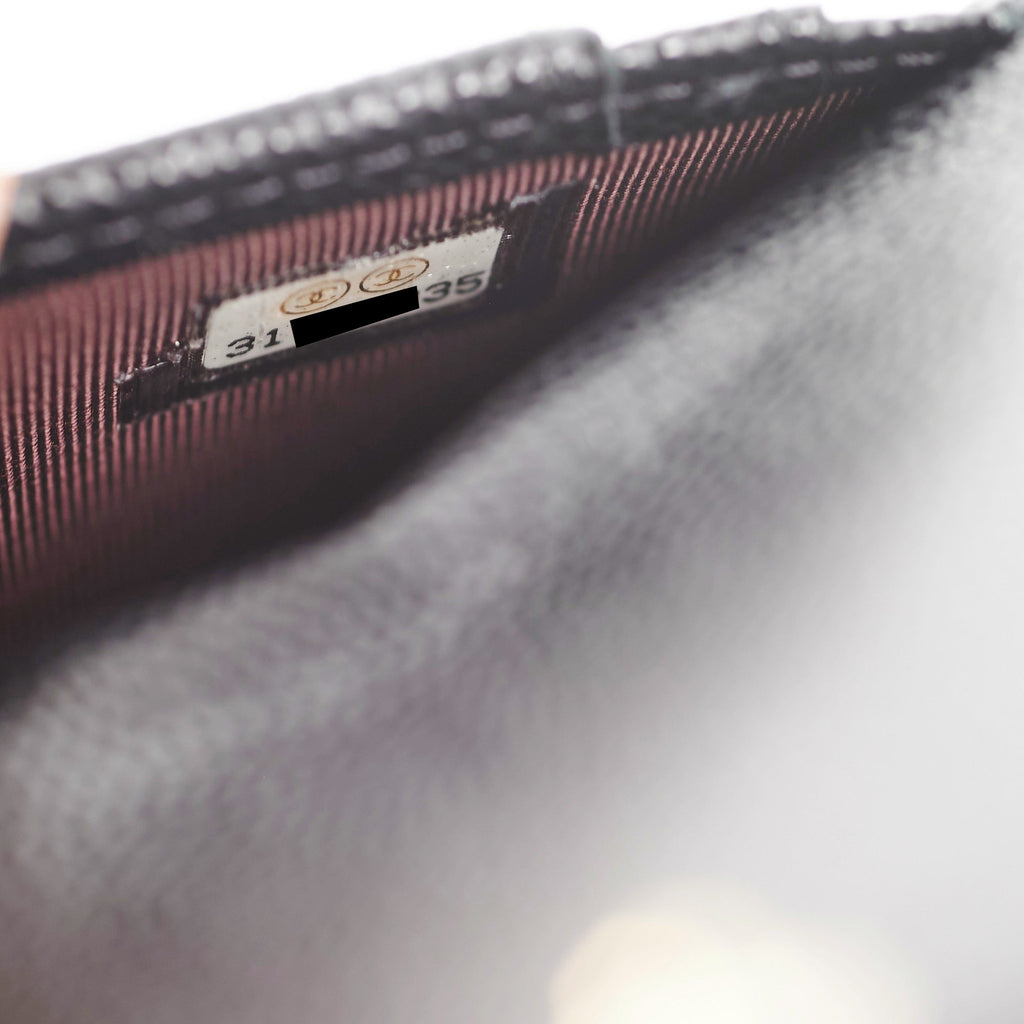Chanel Black Caviar Cardholder