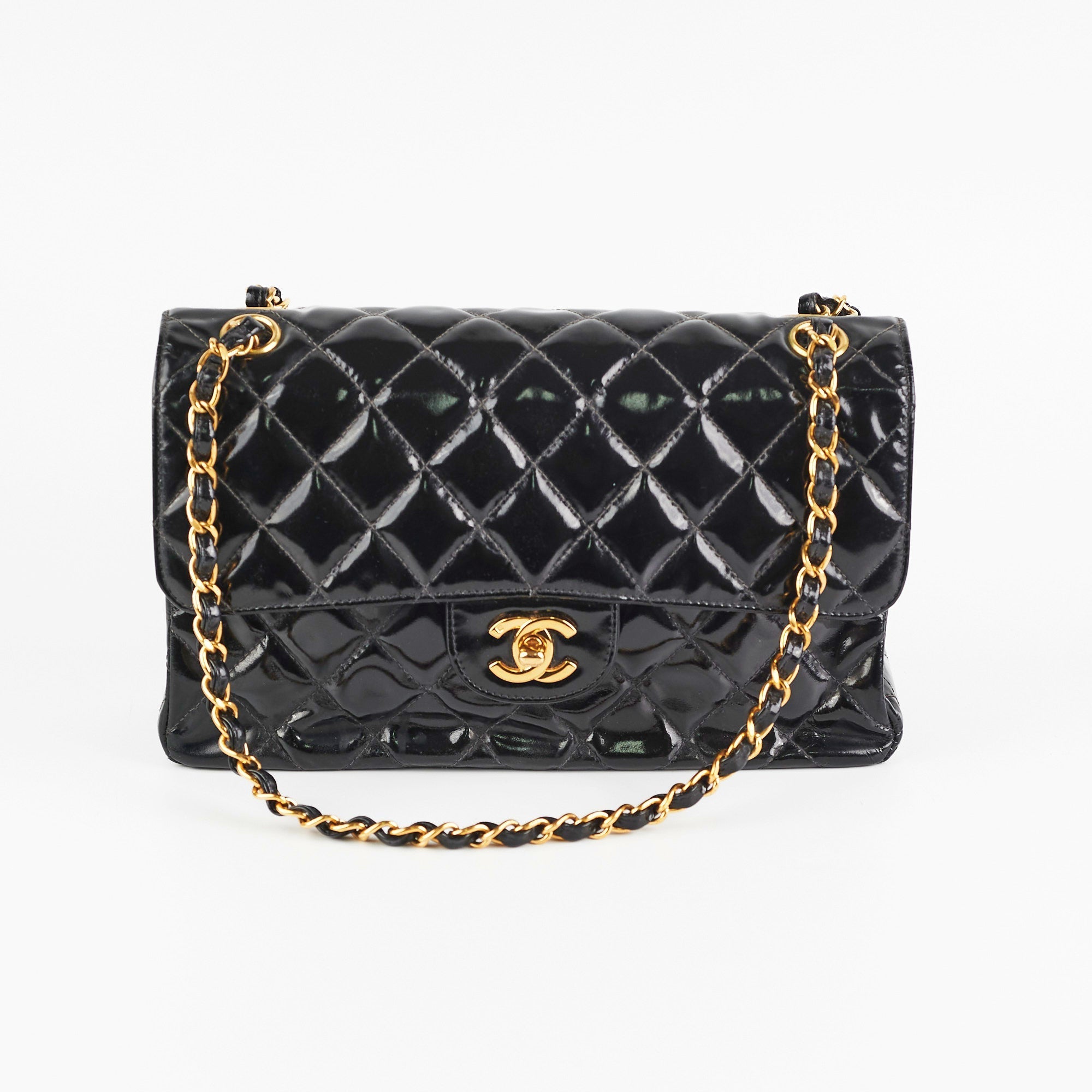 Chanel Double Sided Flap Bag Black