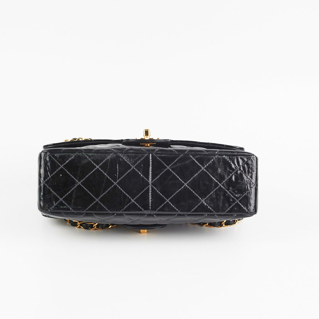 Chanel Double Sided Flap Bag Black