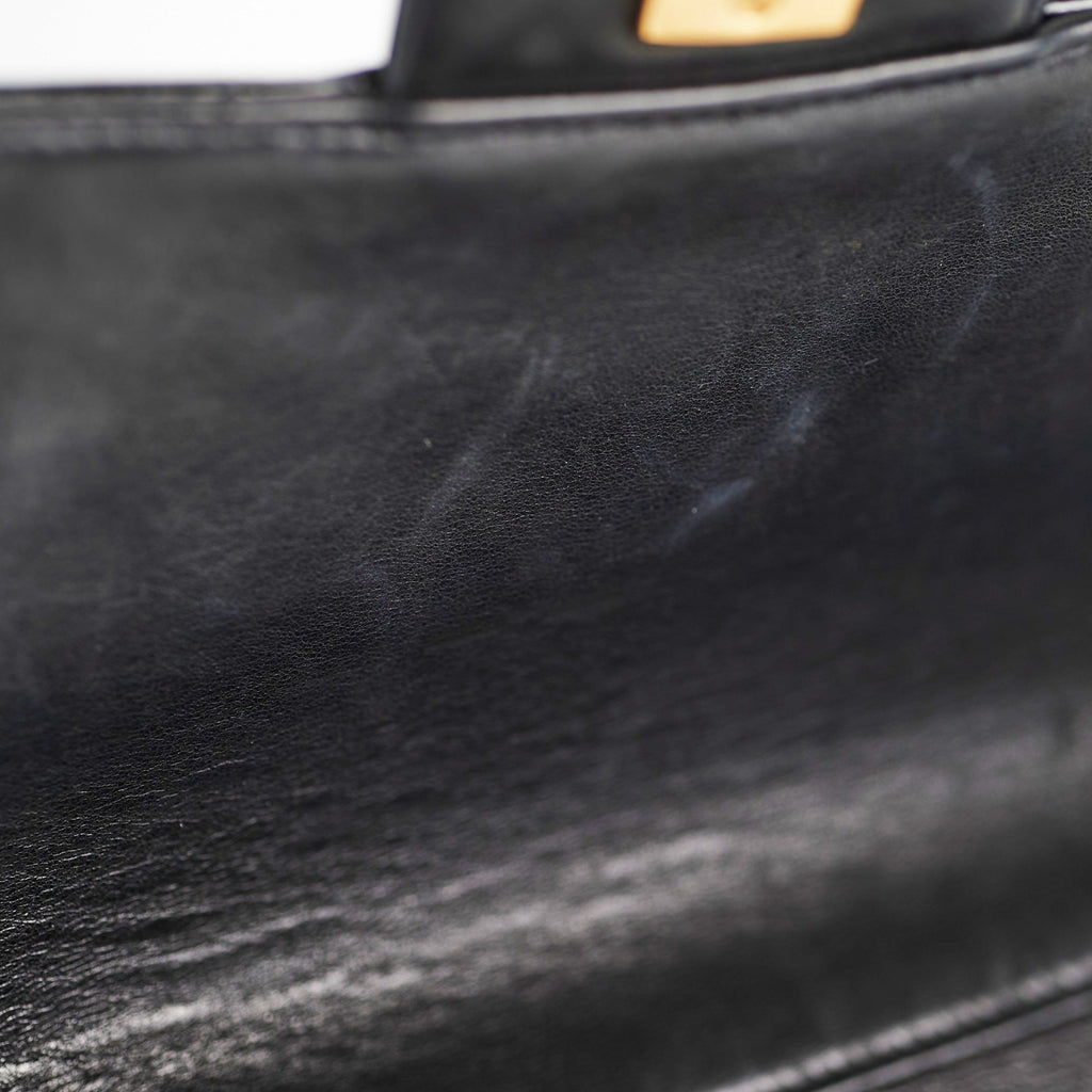 Chanel Double Sided Flap Bag Black