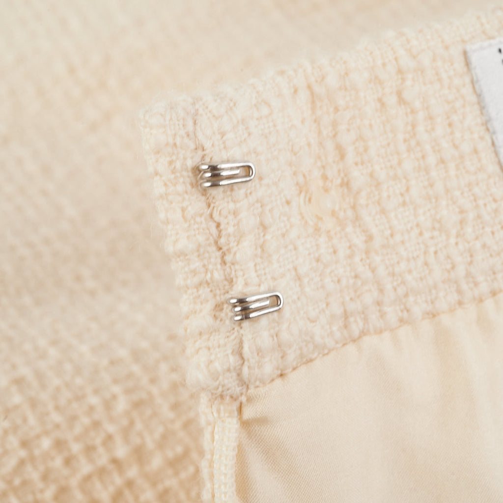 Chanel Pencil Skirt Ivory Size Euro 36