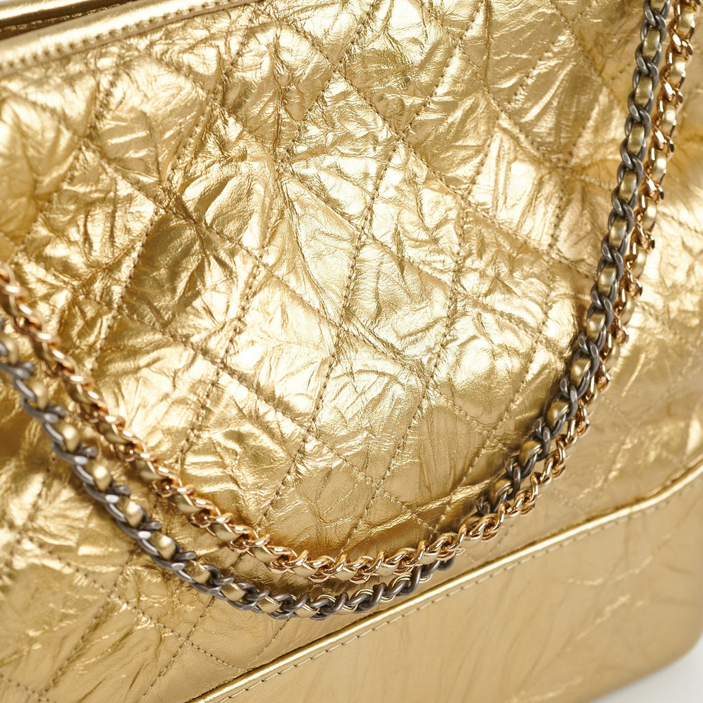 Chanel Gabrielle Hobo Large Gold