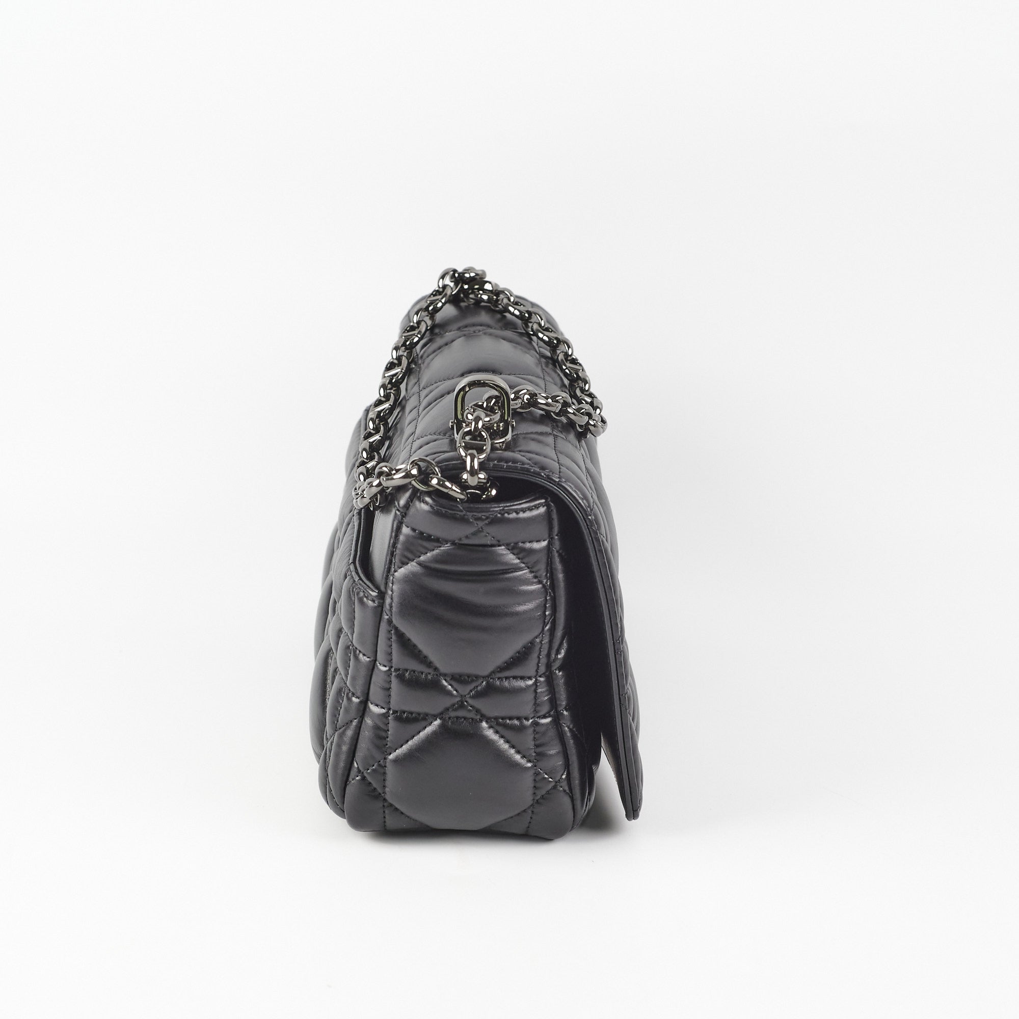 BC Dior Medium Caro Bag Black