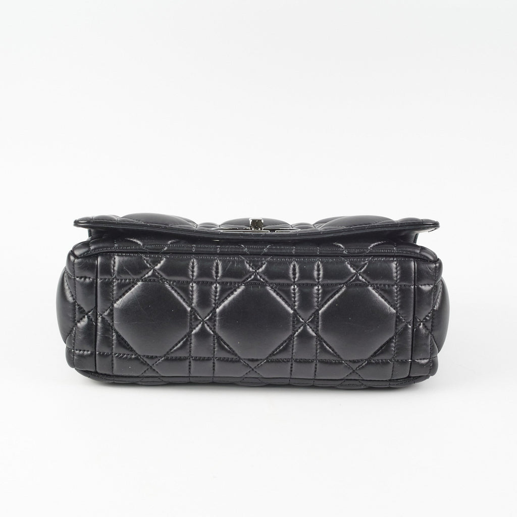BC Dior Medium Caro Bag Black