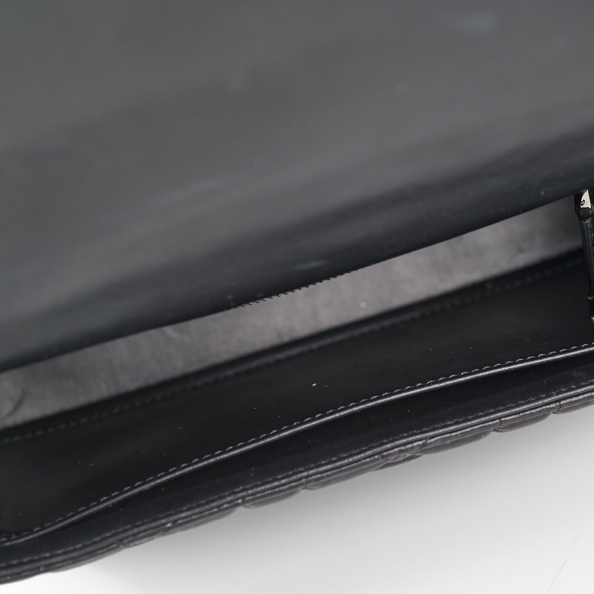 BC Dior Medium Caro Bag Black