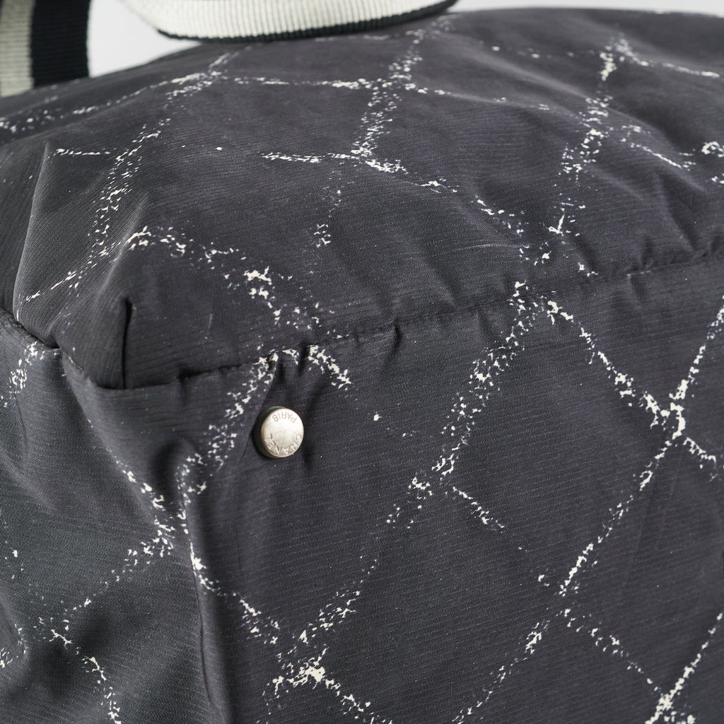 Chanel Diamond - Print Tote Bag Black