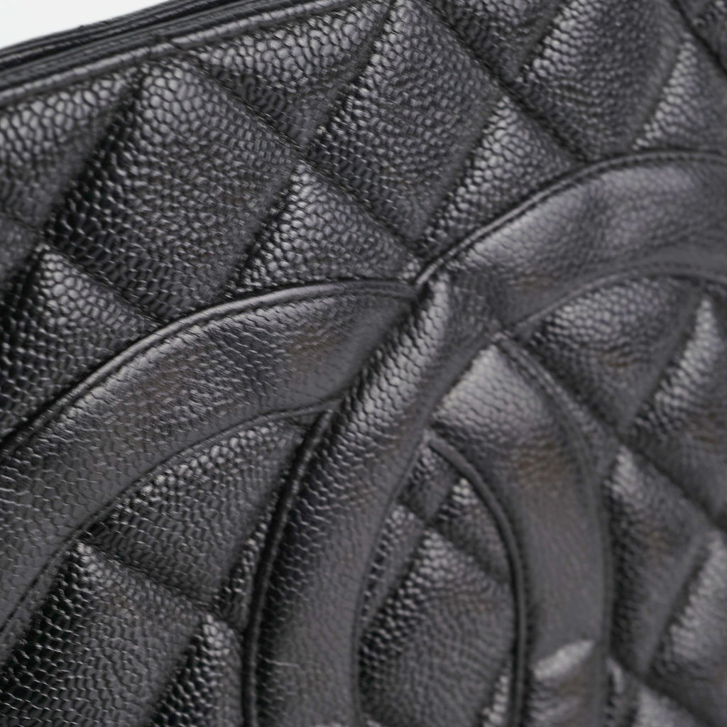 Chanel Madelion Black Caviar Tote