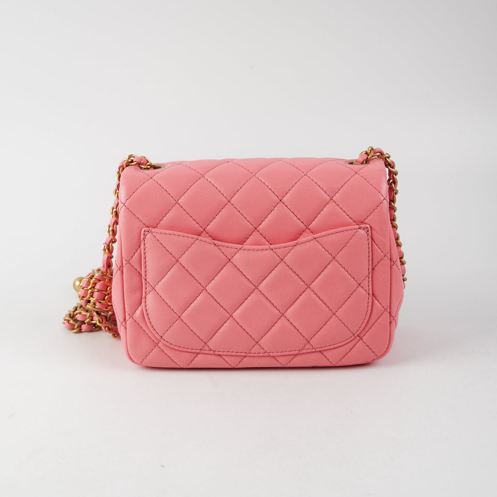 ITEM 9 - Chanel Mini Square Pink Microchipped