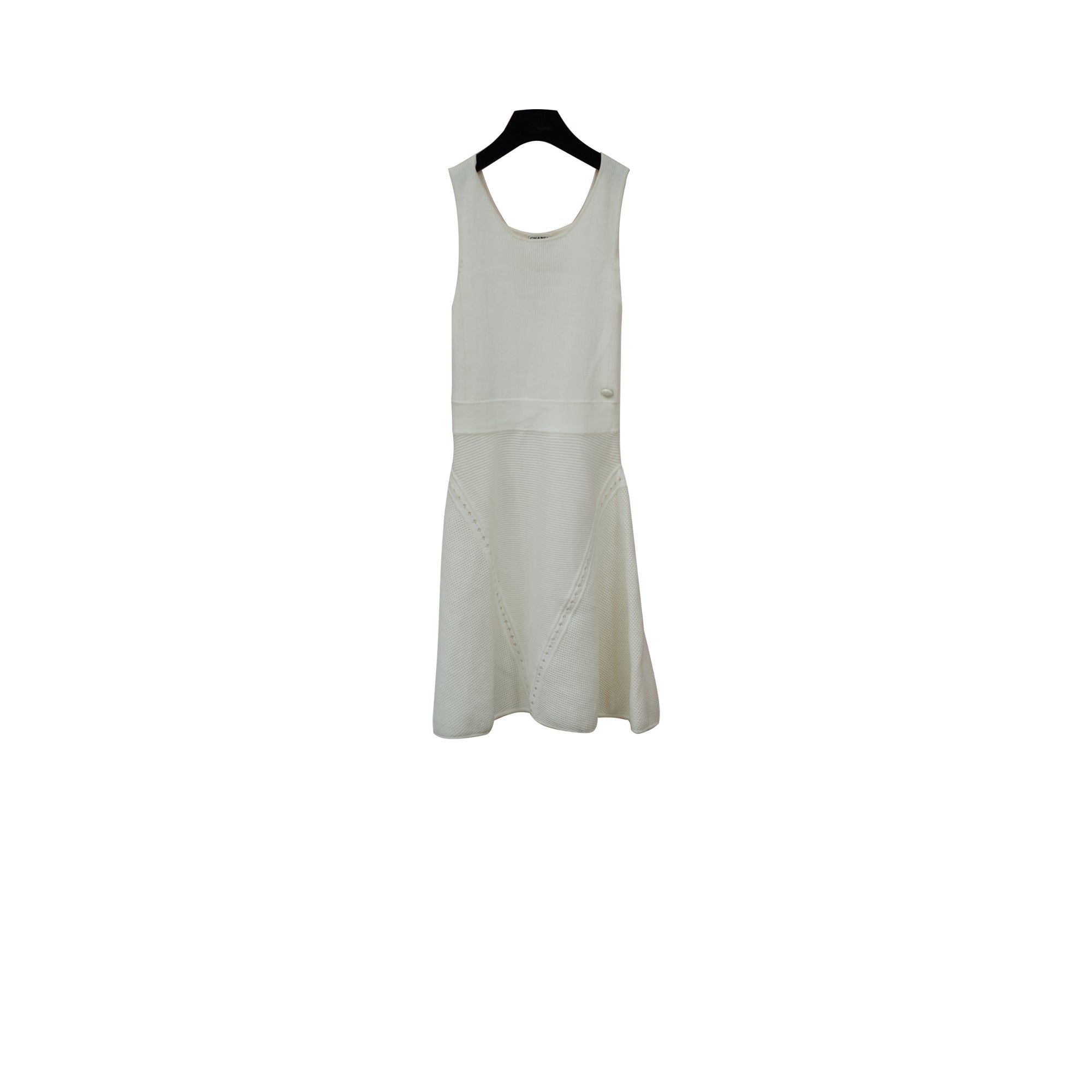 Chanel White Dress Size 36