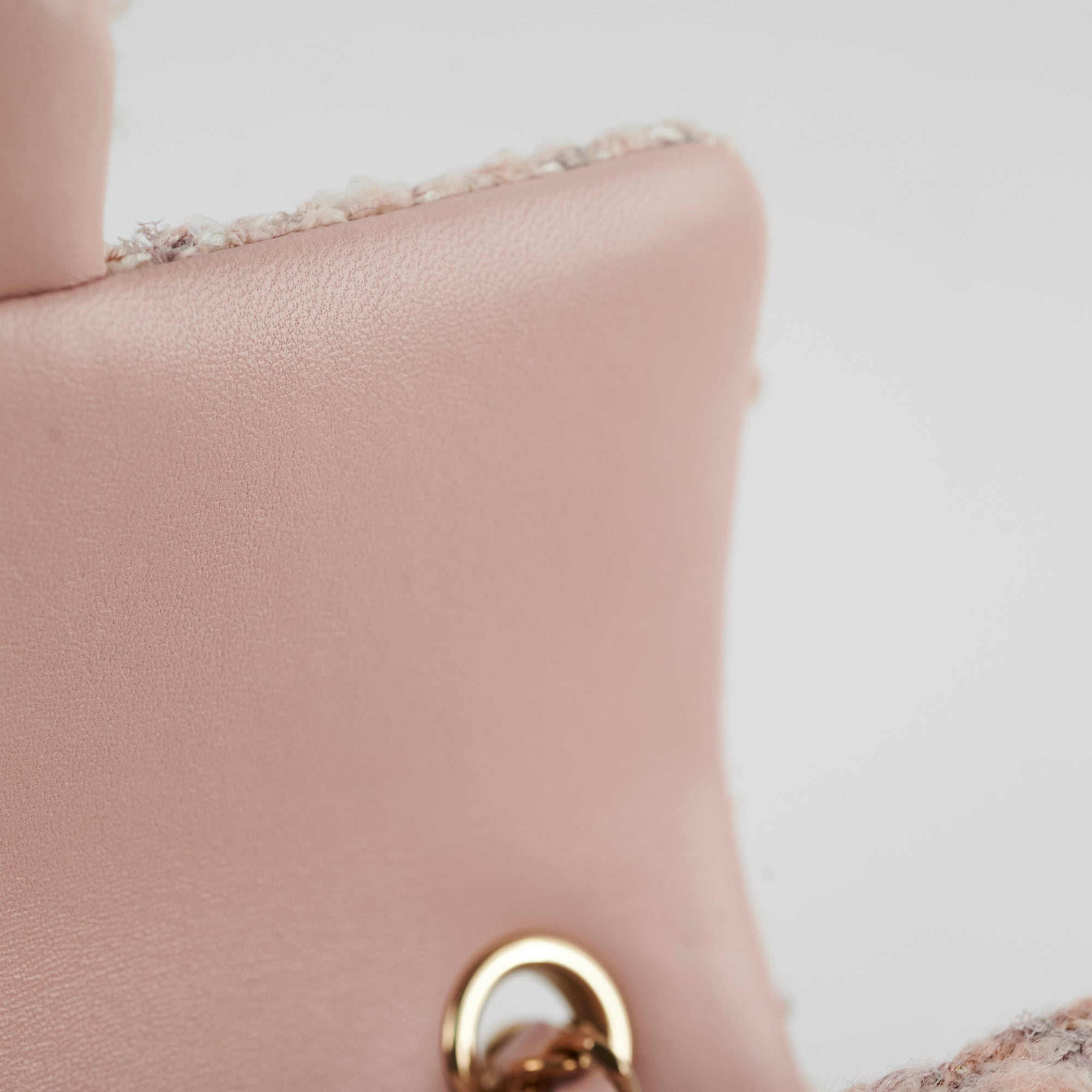 Chanel Tweed Mini Rectangular Light Pink Microchip 2024