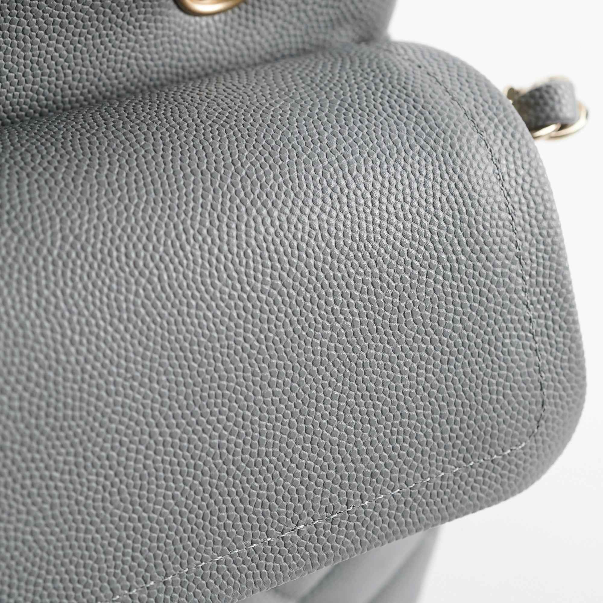 Chanel Classic Small Caviar Flap Grey 29 Series