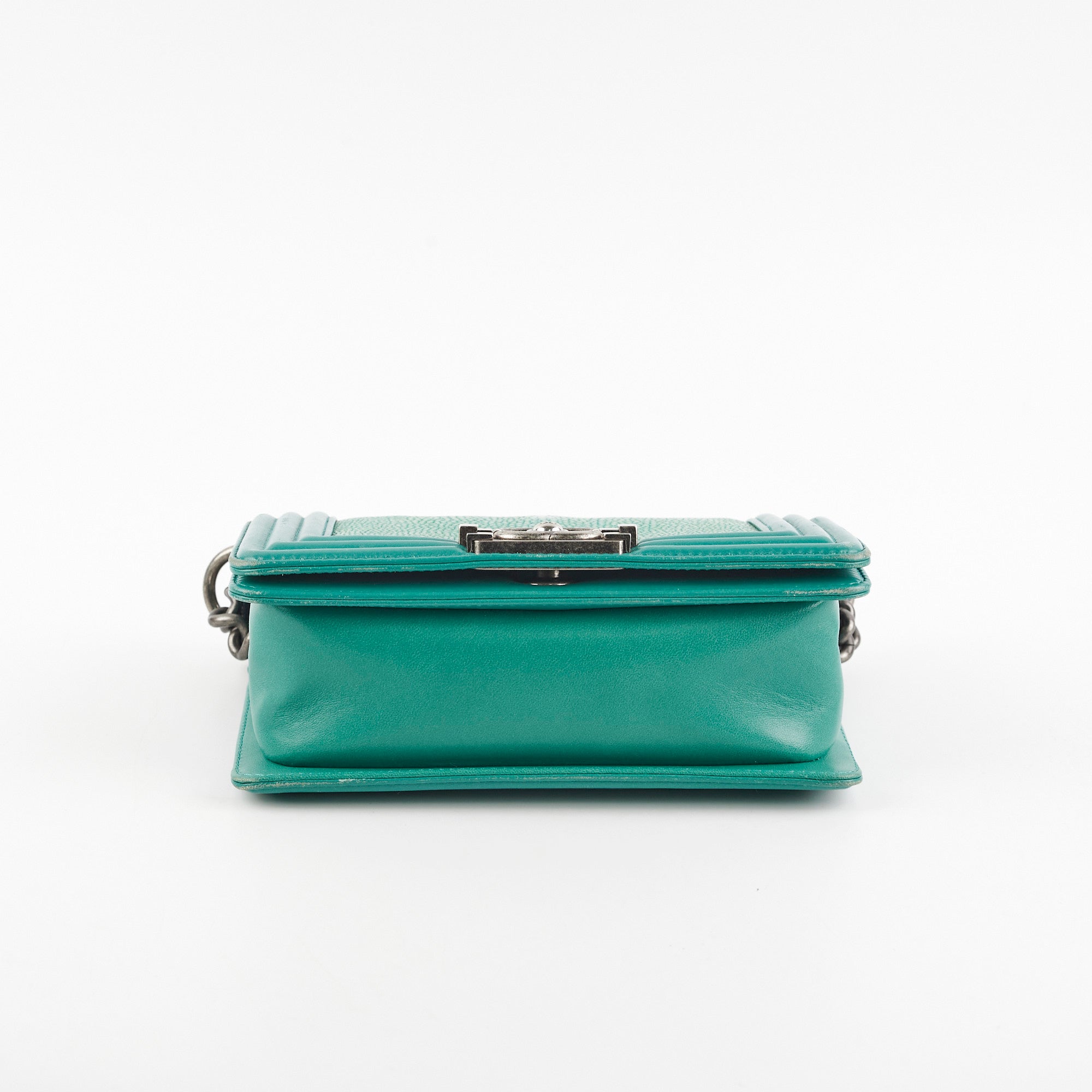 Chanel Small Turqoise Stingray Boy