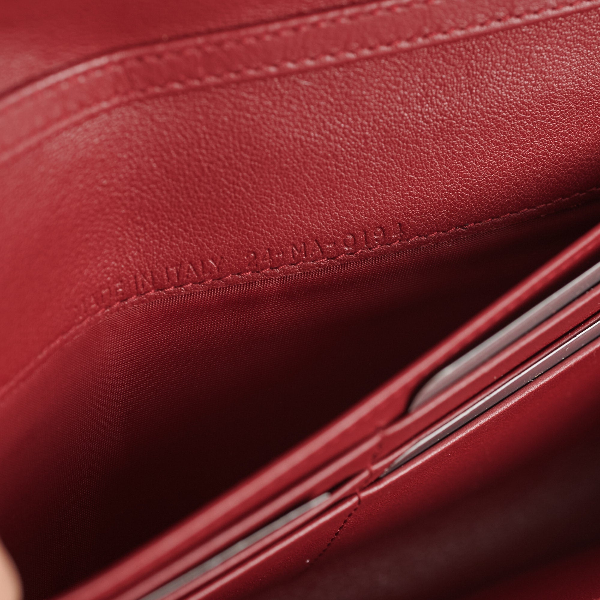 Dior Wallet on Chain WOC Red